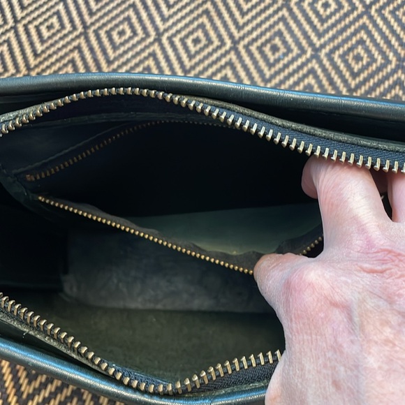 Vintage Coach Oliver bag 9902 FOREST GREEN and brass - Picture 12 of 12